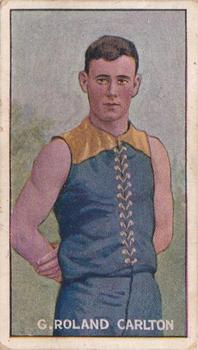 1905-06 Sniders & Abrahams Standard Cigarettes Series B - VFL #NNO Charlie Roland Front